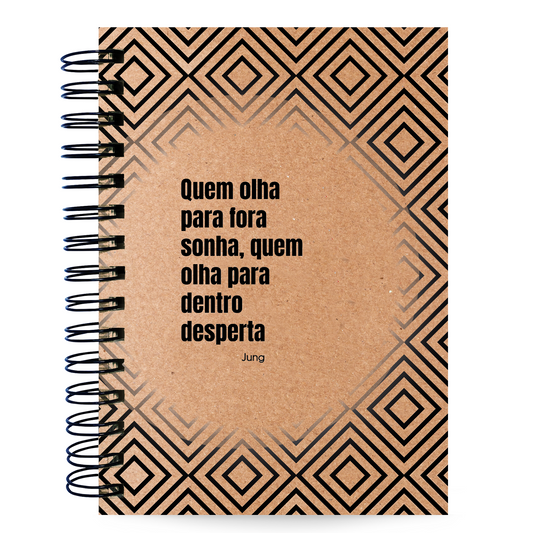 Caderno Pautado Filosofia 125 Folhas 90g A5 Jung Desperte