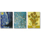 Kit 3x Cadernetas Van Gogh Papel Pólen A5 40 Páginas