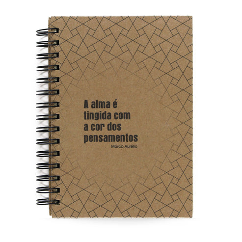 Agenda Semanal Datada 2026 Marco Aurélio Alma 120 Fls 90g A5