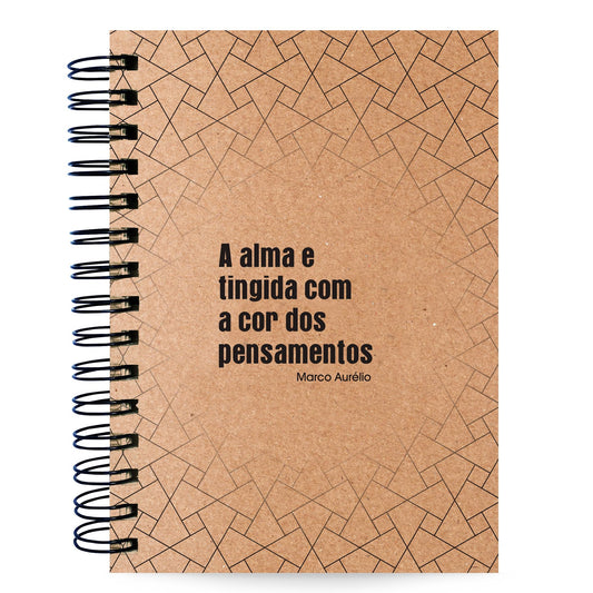 Agenda Semanal Datada 2027 Marco Aurélio Alma 120 Fls 90g A5