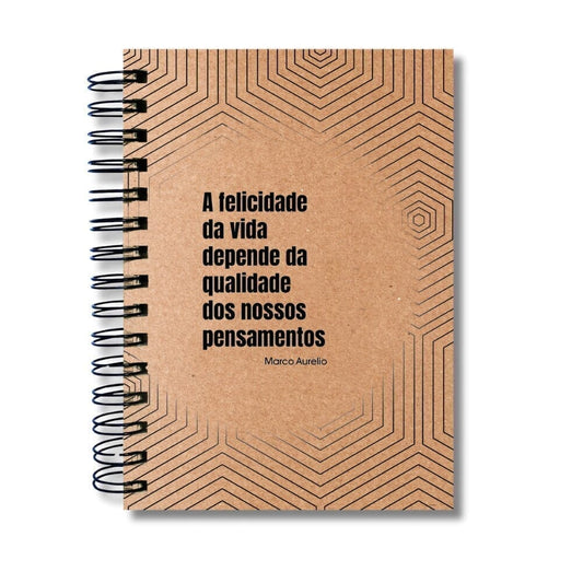 Kit Planner 12 Semanas Marco Aurélio Felicidade Capa Dura A5