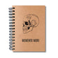 Planner Semanal Memento Mori Caveira Capa Dura 156 Folhas A5