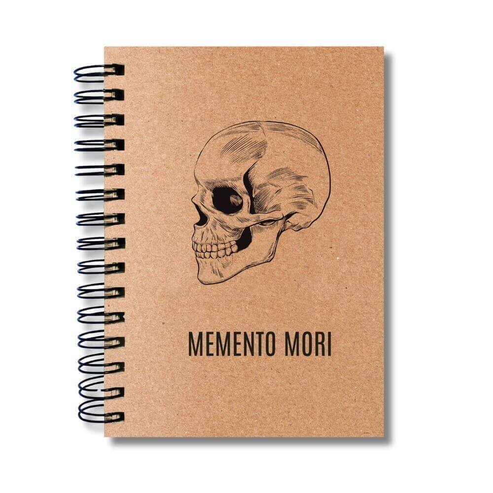 Planner Semanal Memento Mori Caveira Capa Dura 156 Folhas A5