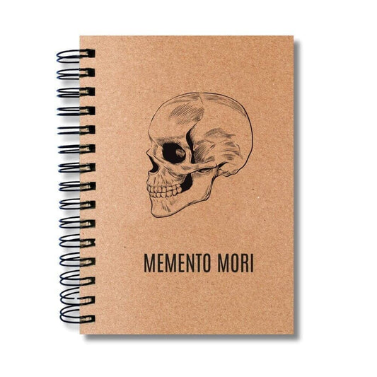 Planner Semanal Memento Mori Caveira Capa Dura 156 Folhas A5