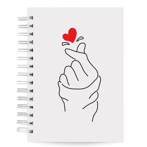 Agenda Semanal Datada 2027 Finger Heart 120 Fls 90g A5