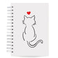 Agenda Diária Datada 2025 Gato Minimalista 212 Fls 75g A5