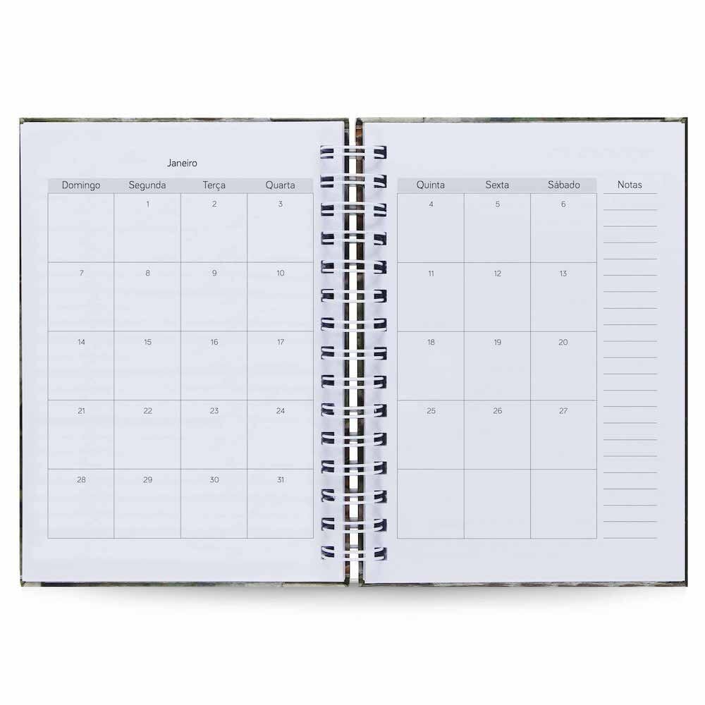 Agenda Diária Datada 2025 Mona Lisa 212 Fls 75g A5