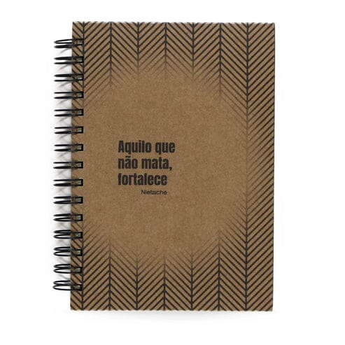Agenda Semanal Datada 2025 Nietzsche Fortalece 120 Fls 90g A5