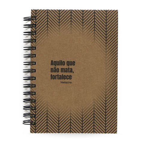 Agenda Semanal Datada 2026 Nietzsche Fortalece 120 Fls 90g A5