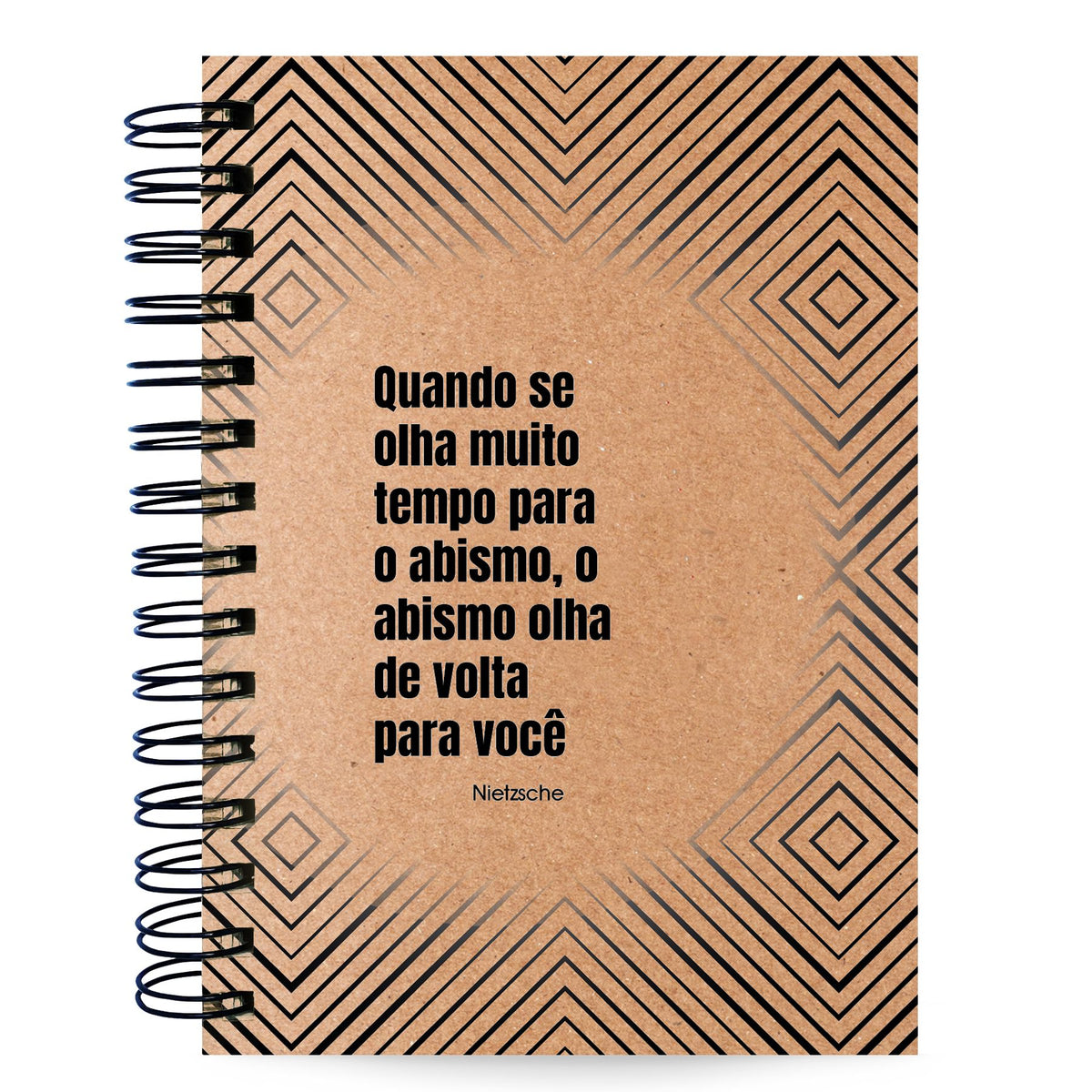 Agenda Diária Pautada Datada 2027 Nietzsche Abismo A5