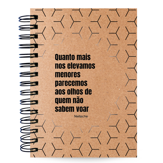 Caderno Pautado Filosofia 125 Folhas 90g A5 Nietzsche Elevamos