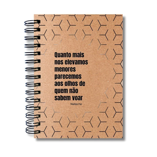 Planner Semanal Capa Dura Nietzsche Elevamos 156 Fls 75g A5