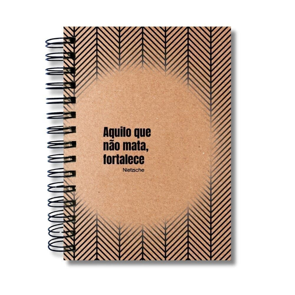 Planner Semanal Premium Nietzsche Fortalece Capa Dura A5