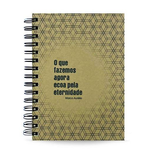 Agenda Semanal Datada 2026 Marco Aurélio Eternidade 120 Fls 90g A5