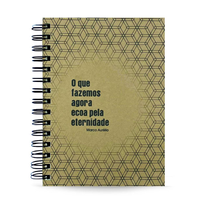 Agenda Diária Pautada Datada 2026 Marco Aurélio Eternidade A5