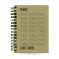 Agenda Semanal Vertical Datada 2026 Penso Logo Existo 120 Fls 90g A5