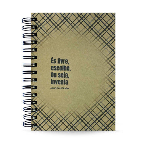 Agenda Semanal Datada 2026 Sartre És Livre 120 Fls 90g A5