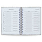 Agenda Diária Datada 2025 Azul Marinho 212 Fls 75g A5