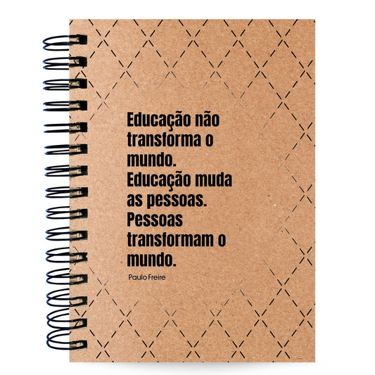 Agenda Semanal Datada 2027 Paulo Freire Educação 120 Fls 90g A5