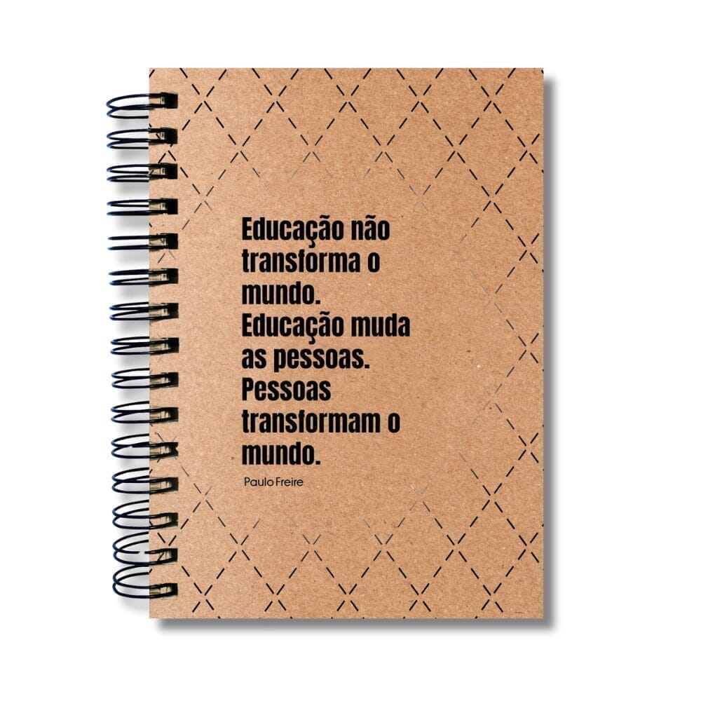 Agenda Diária Pautada Datada 2026 Paulo Freire Educação A5