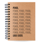Caderno Pautado Minimalista 125 Folhas 90g A5 Penso Logo Existo