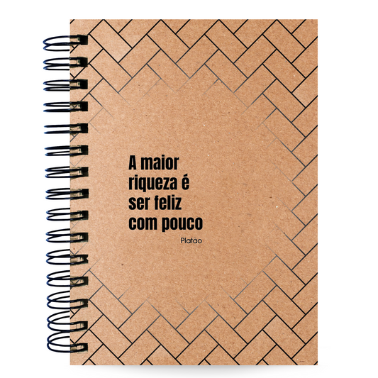 Caderno Pautado Filosofia 125 Folhas 90g A5 Platão Maior Riqueza