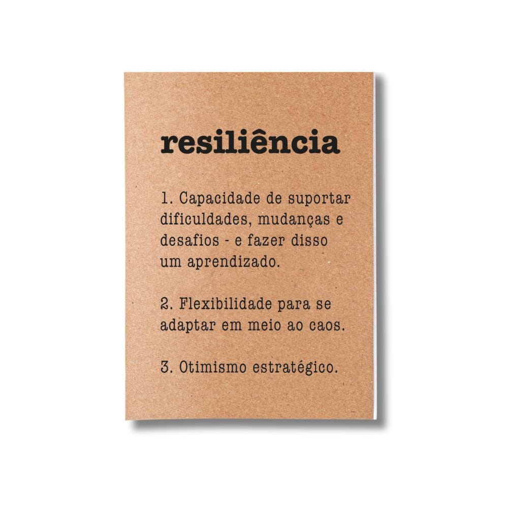 Caderneta Sem Pautas 40 Pag Pólen A5 Significado Resiliência