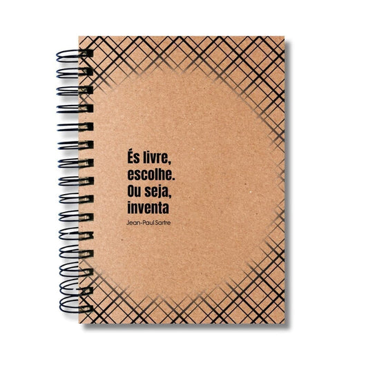 Planner Semanal Capa Dura Sartre És Livre 156 Folhas 75g A5