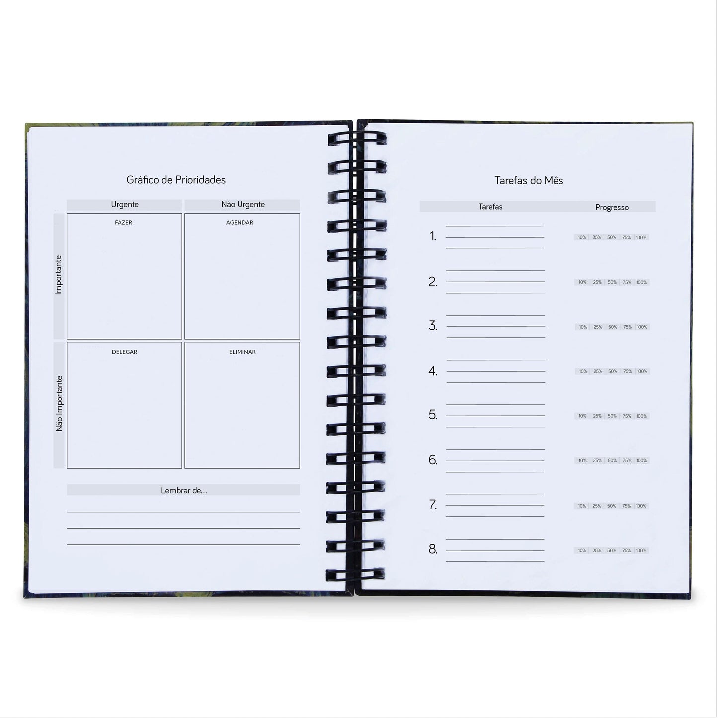 Agenda Semanal Datada 2025 Vale a Pena 120 Fls 90g A5