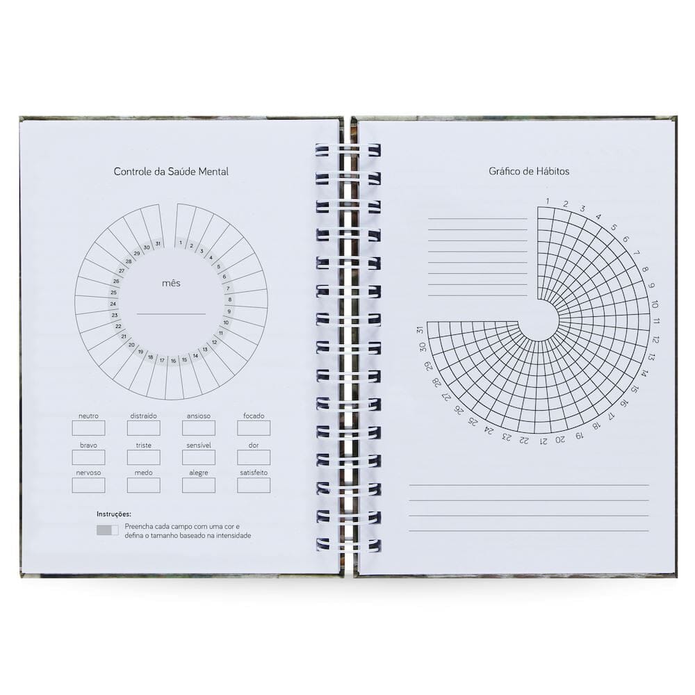 Agenda Semanal Datada 2025 Finger Heart 120 Fls 90g A5