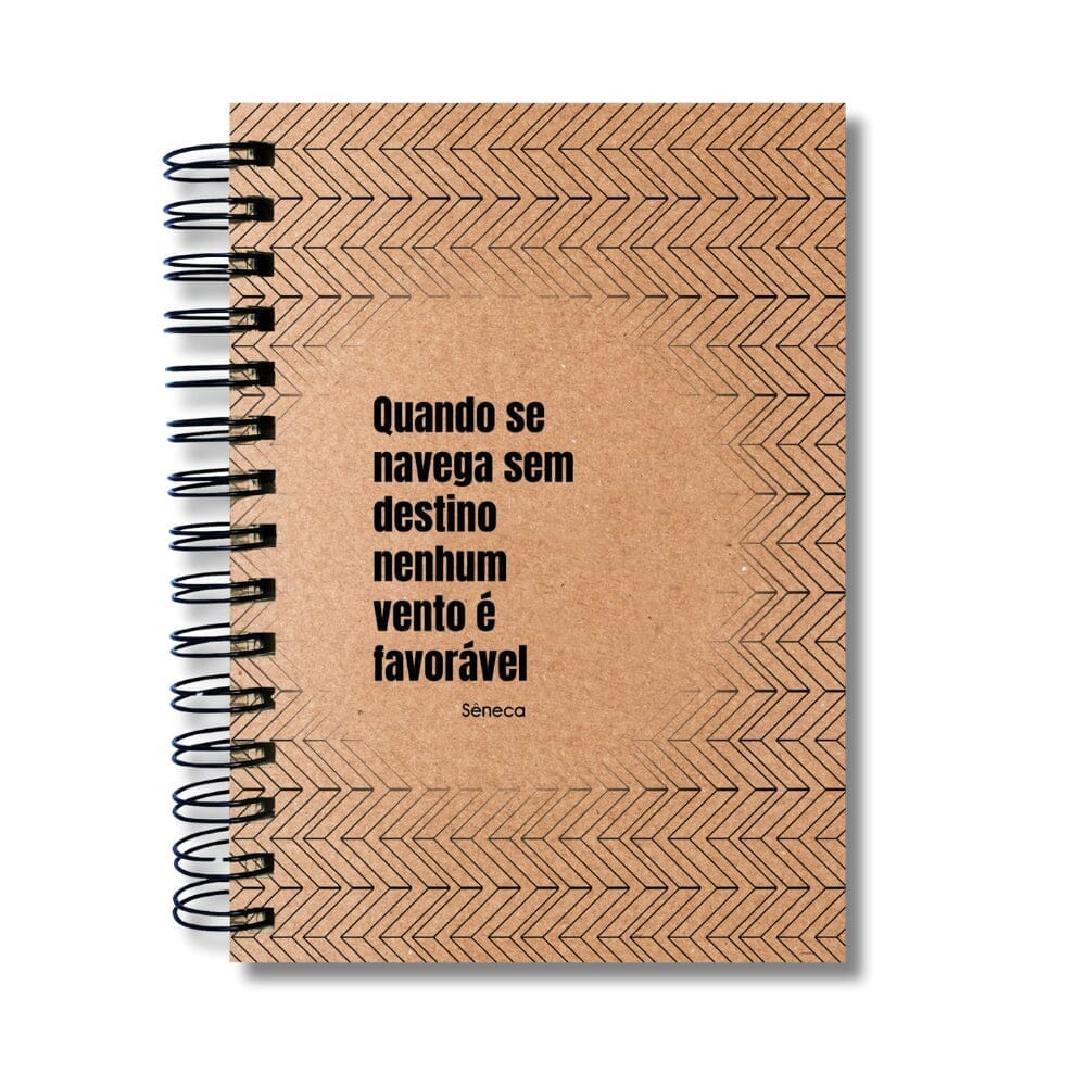 Caderno Pautado Estoicismo 125 Folhas 90g A5 Sêneca Destino