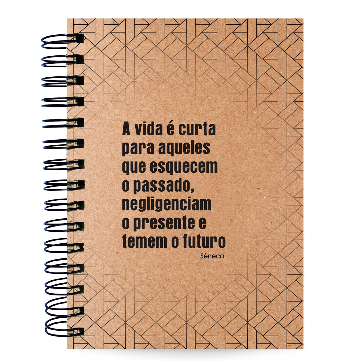 Agenda Semanal Datada 2027 Sêneca A Vida é Curta 120 Fls 90g A5