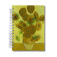Caderno Pautado 125 Folhas 90g A5 Van Gogh Girassóis