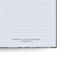 Caderno Pautado Marinho Capa Dura Toque Aveludado 125 Fls 90g A5 21x14cm