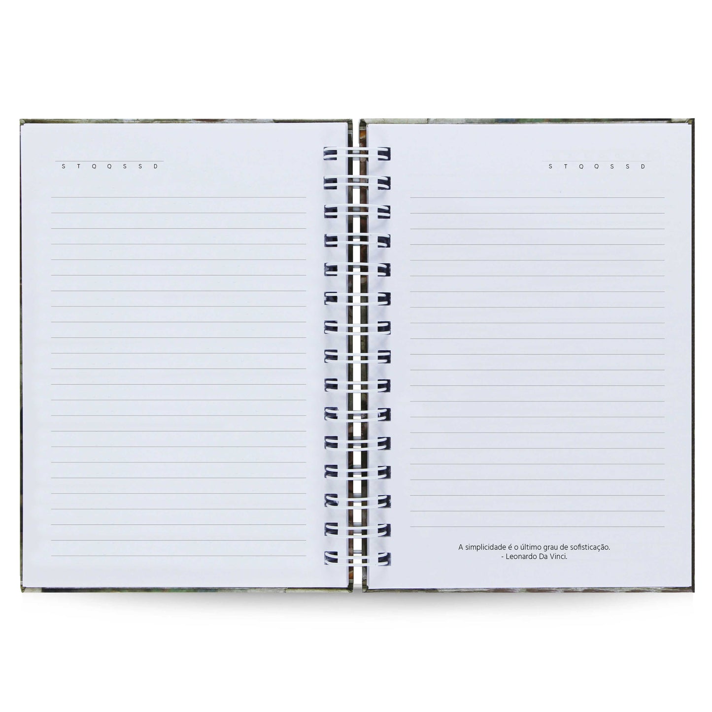 Caderno Pautado Minimalista 125 Folhas 90g A5 Coração