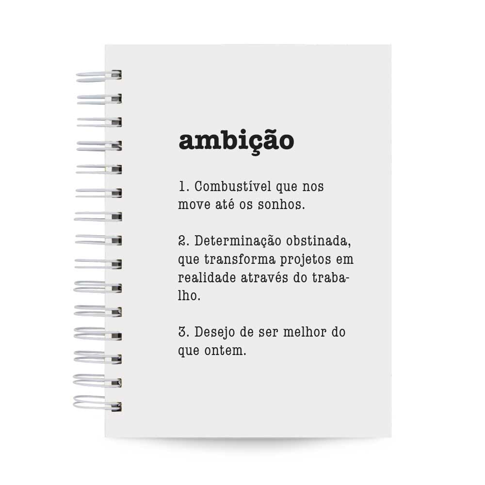 Agenda Semanal Datada 2026 Ambição 120 Fls 90g A5