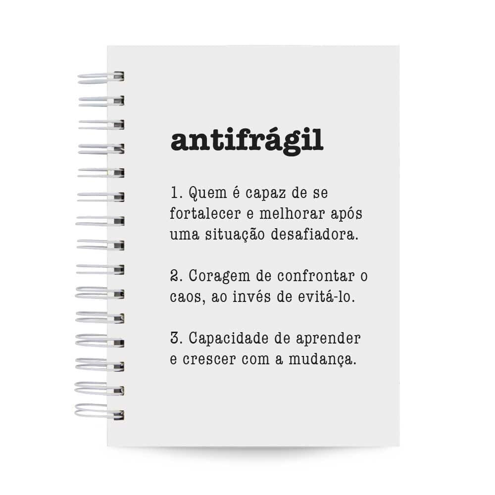 Agenda Diária Datada 2026 Antifrágil 120 Fls 90g A5