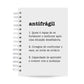 Agenda Semanal Datada 2026 Antifrágil 120 Fls 90g A5
