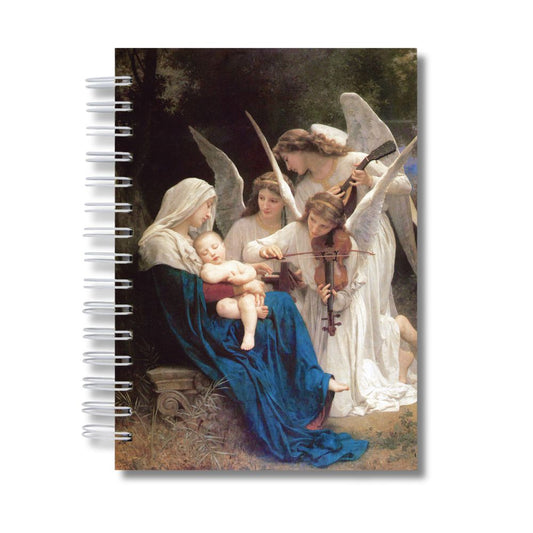 Caderno Sem Pautas Capa Dura A5 Som Dos Anjos