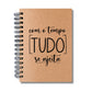 Caderno Sem Pautas Capa Dura 100 Fls 200 Pág A5 Com O Tempo