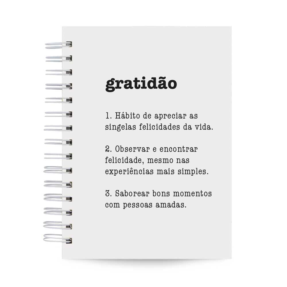 Agenda Diária Pautada Datada 2027 Gratidão A5