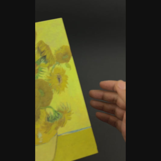 Caderno Sem Pautas Capa Dura A5 Girassóis