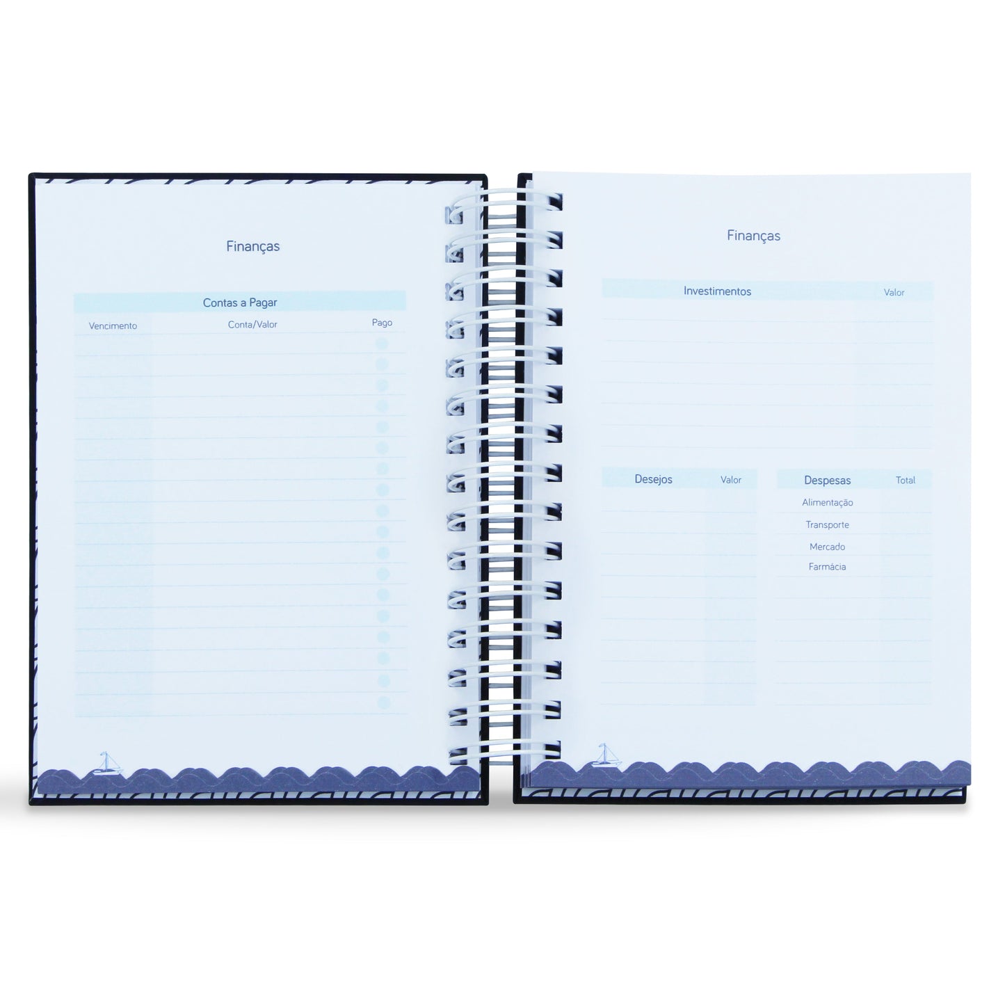Kit Planejamento Premium: Planner Semanal + Agenda Planner Diário - Permanentes/Não-Datados