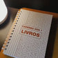 Planner de Leitura Capa Dura Toque Aveludado, 220 Páginas, 21x14,8cm