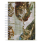 Caderno Michelangelo "Criação de Adão" Capa Dura e Toque Aveludado, 125 Folhas, 21x15cm