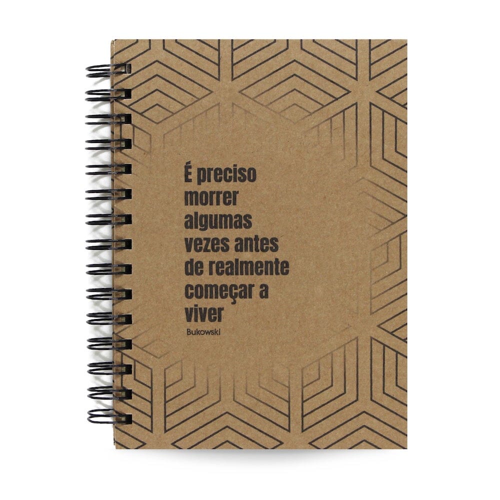 Planner Diário Premium Permanente Bukowski Capa Dura 212 Folhas A5