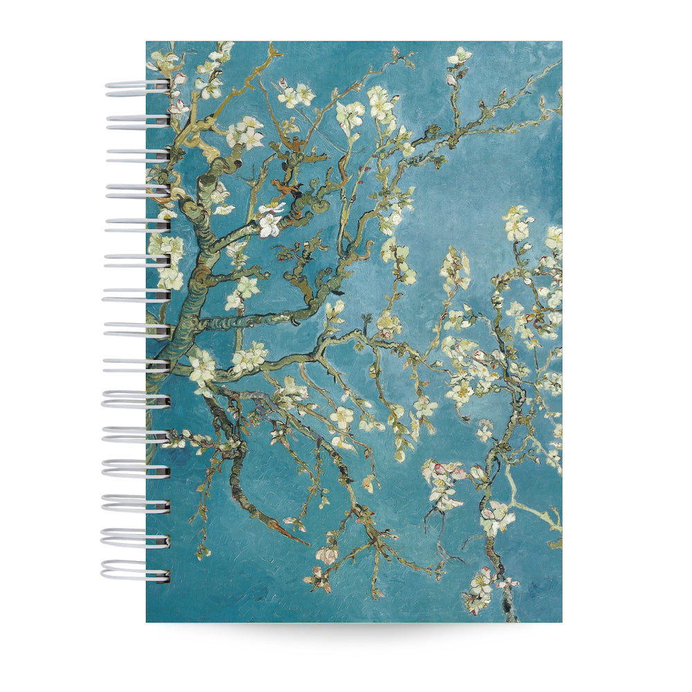 Caderno Van Gogh Amendoeira Capa Dura 125 Folhas Tamanho A5