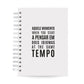 Planner Semanal Idiomas PT x EN Capa Dura 156 Folhas A5 21x15cm