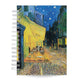 Caderno Pautado 125 Folhas 90g A5 Van Gogh Terraço do Café