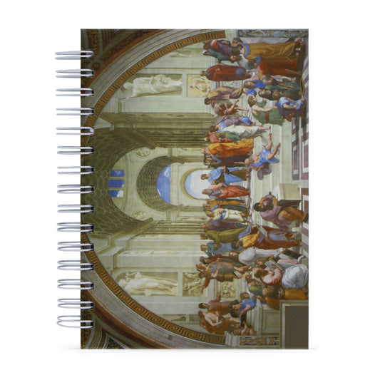 Planner Semanal "Escola de Atenas" Capa Dura, 156 Folhas, 52 Semanas, 21x15cm